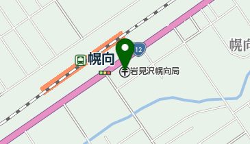 岩見沢幌向郵便局の地図画像