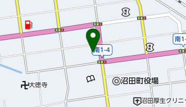 沼田郵便局の地図画像