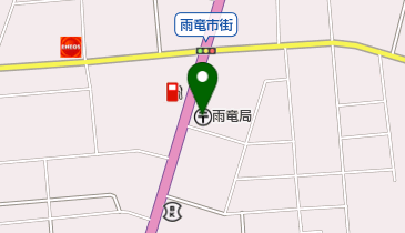 雨竜郵便局の地図画像