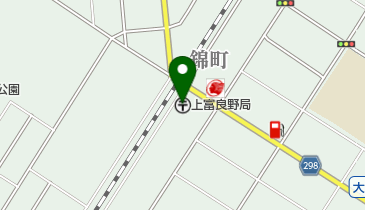 上富良野郵便局の地図画像