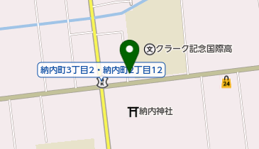 納内郵便局の地図画像