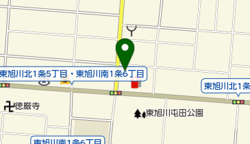 東旭川郵便局の地図画像