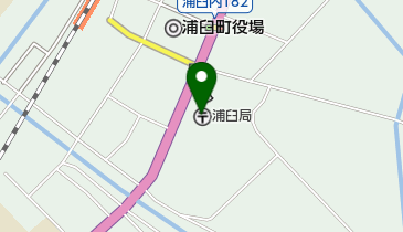 浦臼郵便局の地図画像