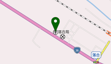 落合郵便局の地図画像