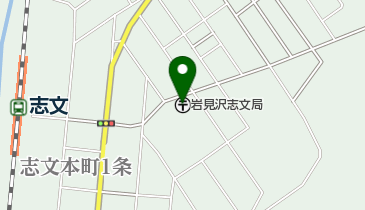 岩見沢志文郵便局の地図画像