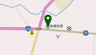 多度志郵便局の地図画像