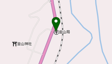 金山郵便局の地図画像