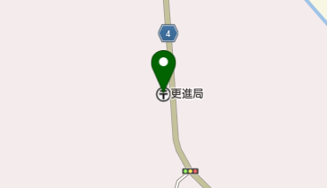 更進郵便局の地図画像