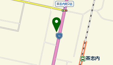 茶志内郵便局の地図画像