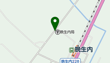 晩生内郵便局の地図画像