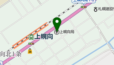 上幌向郵便局の地図画像