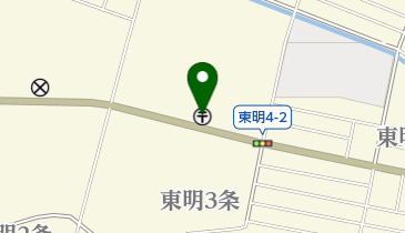 東明郵便局の地図画像