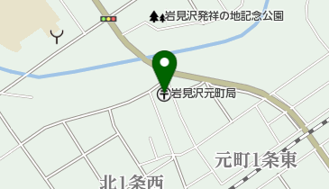 岩見沢元町郵便局の地図画像