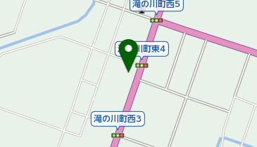 滝川滝の川郵便局の地図画像