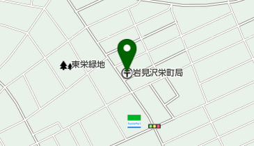 岩見沢栄町郵便局の地図画像