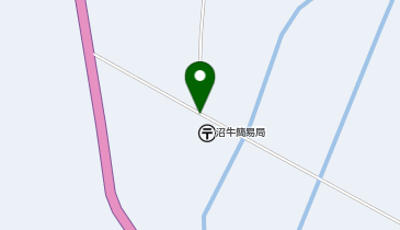 沼牛簡易郵便局の地図画像