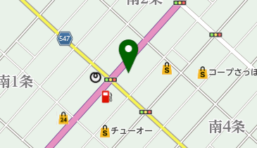 羽幌郵便局の地図画像