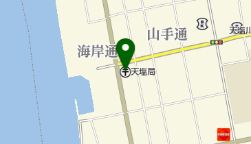 天塩郵便局の地図画像