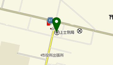 上士別郵便局の地図画像