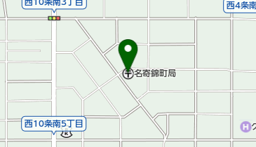 名寄錦町郵便局の地図画像