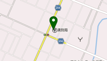 湧別郵便局の地図画像