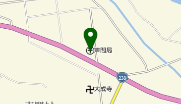 声問郵便局の地図画像