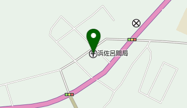 浜佐呂間郵便局の地図画像