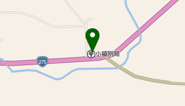 小頓別郵便局の地図画像