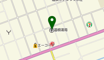 温根湯郵便局の地図画像
