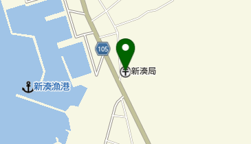 新湊郵便局の地図画像