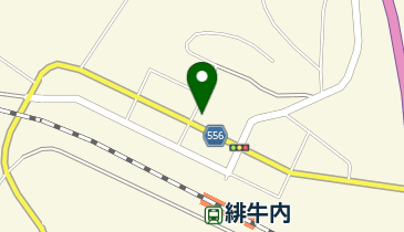 緋牛内郵便局の地図画像