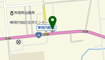東相ノ内郵便局の地図画像