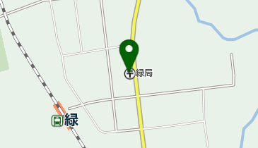 緑郵便局の地図画像