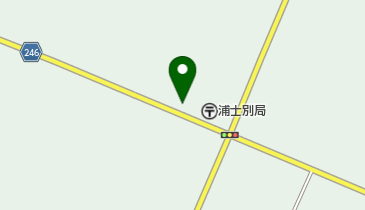 浦士別郵便局の地図画像