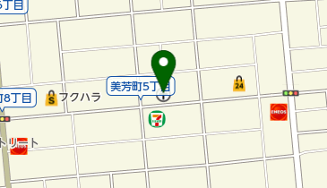 北見美芳郵便局の地図画像