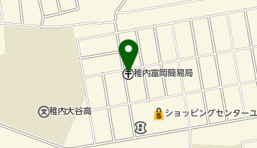 稚内富岡簡易郵便局の地図画像