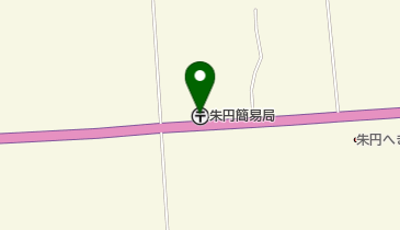 朱円簡易郵便局の地図画像