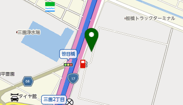 板橋トラックターミナルエコ・ステーションの地図画像