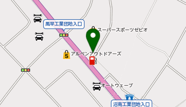 沼南エコ・ステーションの地図画像