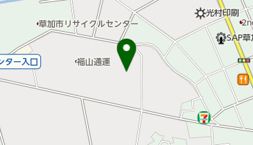 埼玉八潮天然ガススタンドの地図画像