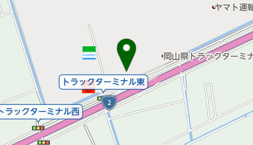 岡山トラックターミナル天然ガススタンドの地図画像