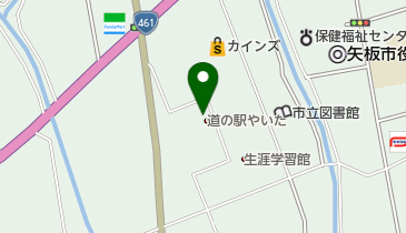 道の駅やいた (じてんしゃの駅)の地図画像