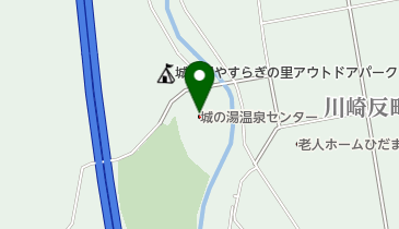 城の湯温泉センター (じてんしゃの駅)の地図画像