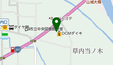 DCMダイキ 京田辺店 (サイクリングステーション)の地図画像