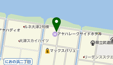 アヤハレークサイドホテル (ビワイチサイクルサポートステーション)(サイクリングステーション)の地図画像