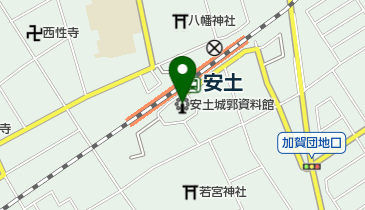 安土城郭資料館 (ビワイチサイクルサポートステーション)(サイクリングステーション)の地図画像