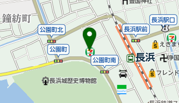 セブンイレブン 長浜公園町店 (ビワイチサイクルサポートステーション)(サイクリングステーション)の地図画像