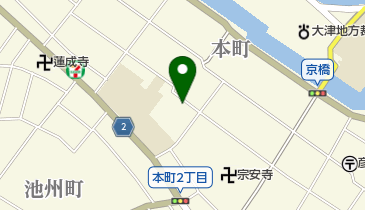 彦根城下町の町屋 本町宿(ビワイチサイクルサポートステーション)(サイクリングステーション)の地図画像