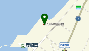 亀の井ホテル 彦根(ビワイチサイクルサポートステーション)(サイクリングステーション)の地図画像