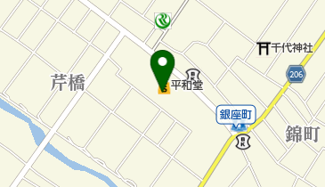 平和堂 彦根銀座店(ビワイチサイクルサポートステーション)(サイクリングステーション)の地図画像